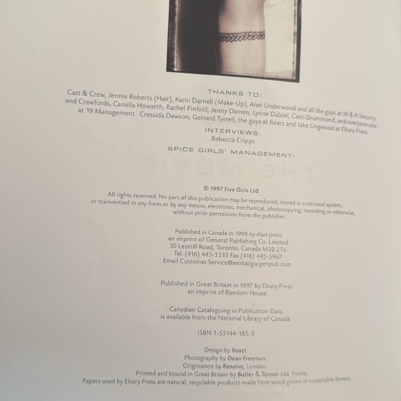 Spice Girls 1997 Official Book Of The Movie Spice World 1996 The Unofficial Book - Picture 9 of 13